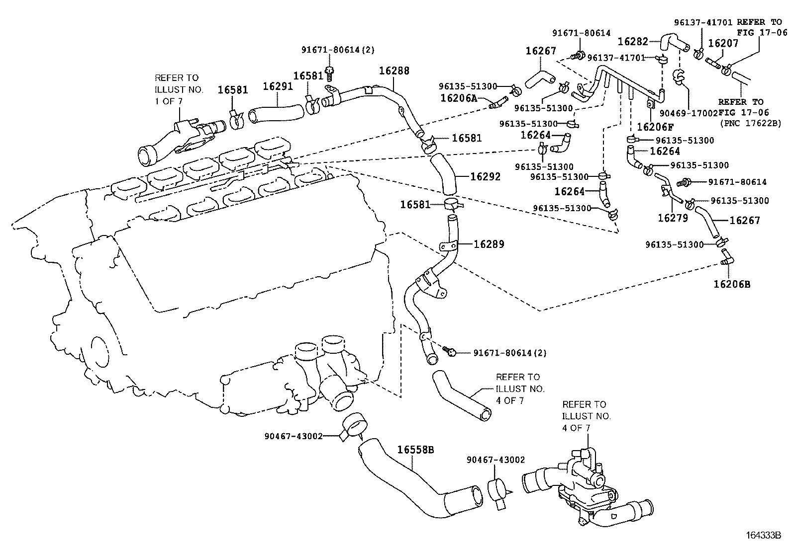  LFA |  RADIATOR WATER OUTLET