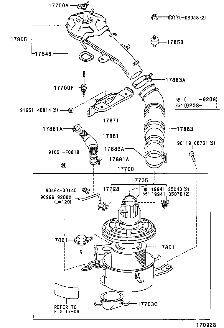  HILUX 2WD |  AIR CLEANER