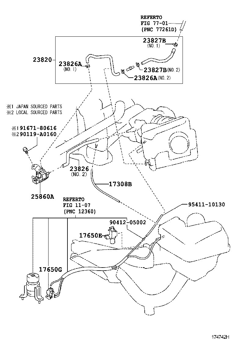  AVALON |  VACUUM PIPING