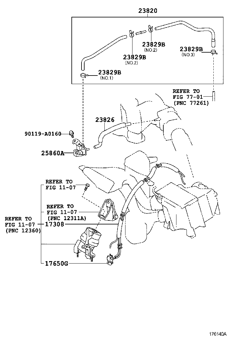  RX350 450H |  VACUUM PIPING