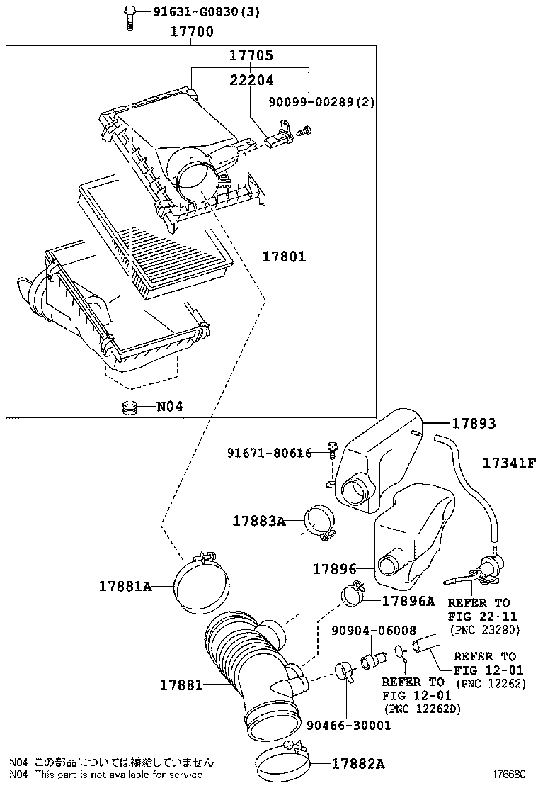  GX460 |  AIR CLEANER