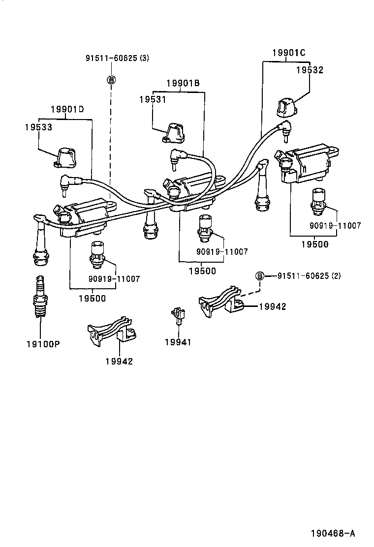  SC300 400 |  IGNITION COIL SPARK PLUG