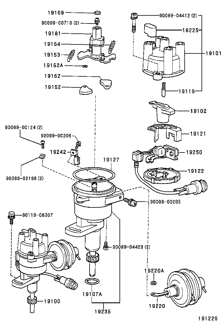  HILUX 2WD |  DISTRIBUTOR