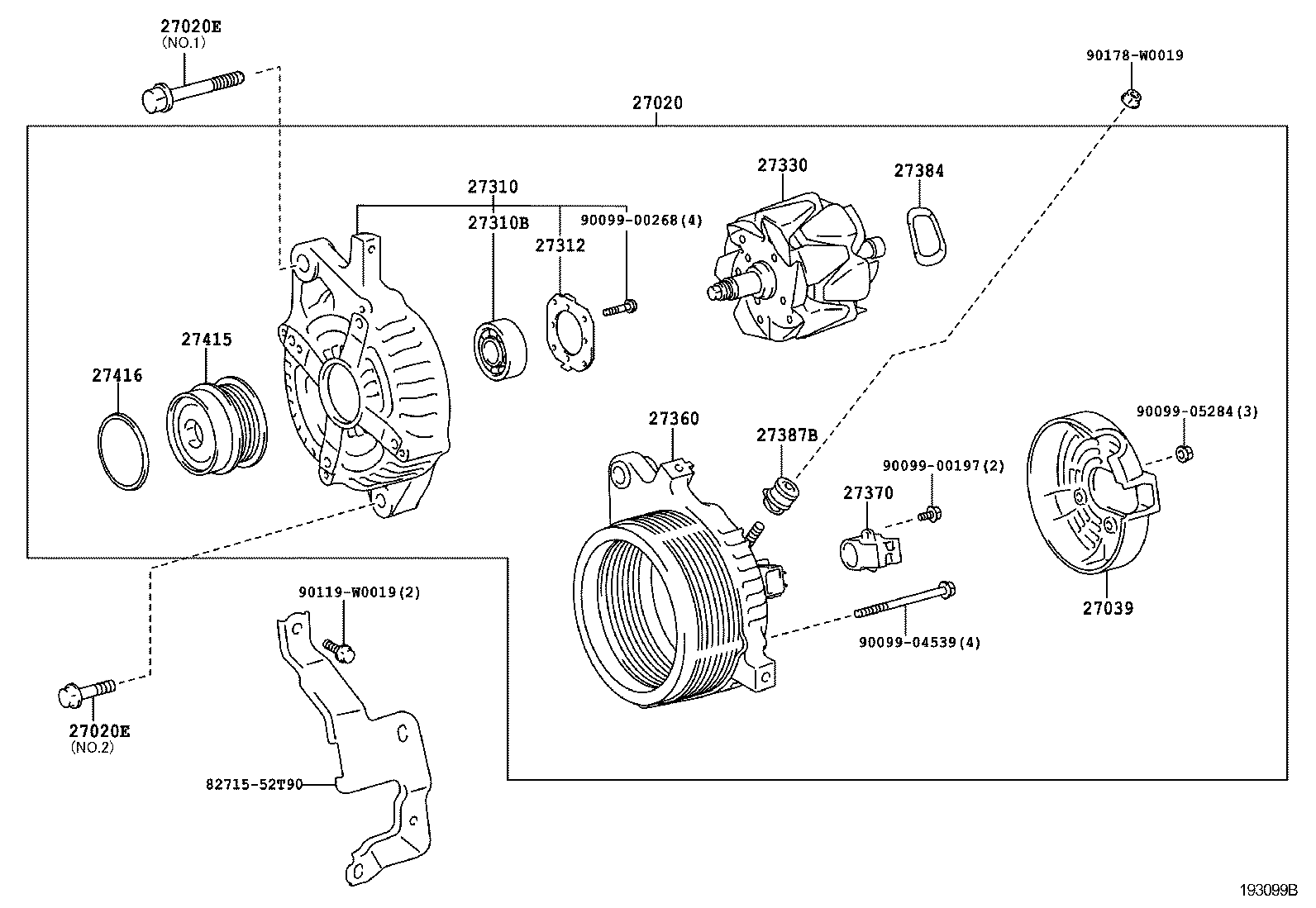  YARIS FRP |  ALTERNATOR