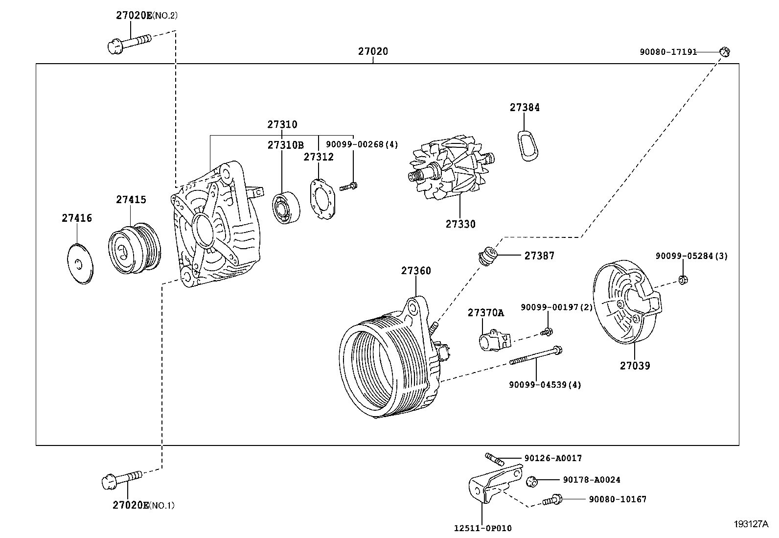  RX350 450H |  ALTERNATOR