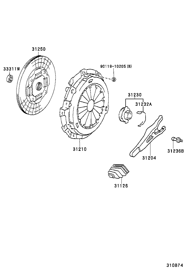  LAND CRUISER 70 |  CLUTCH RELEASE FORK