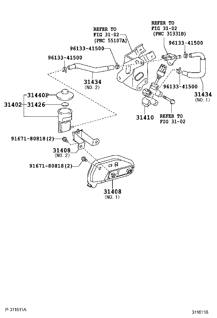  FJ CRUISER |  CLUTCH MASTER CYLINDER