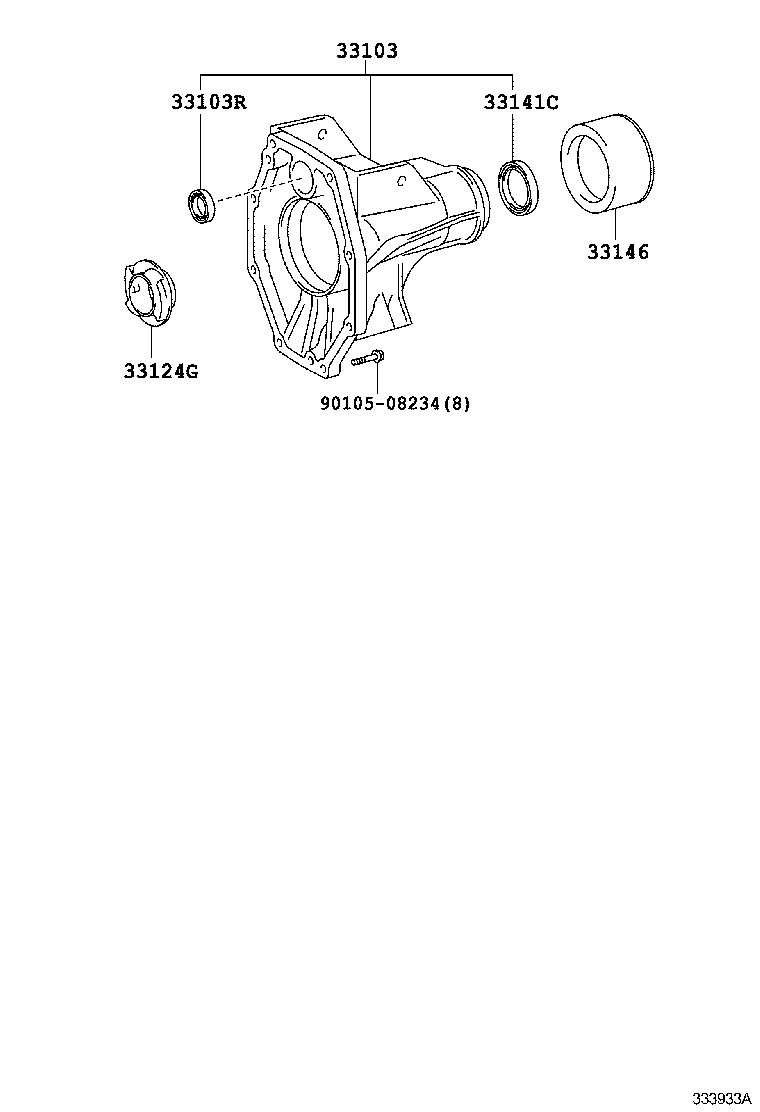  IS250C 350C |  EXTENSION HOUSING MTM