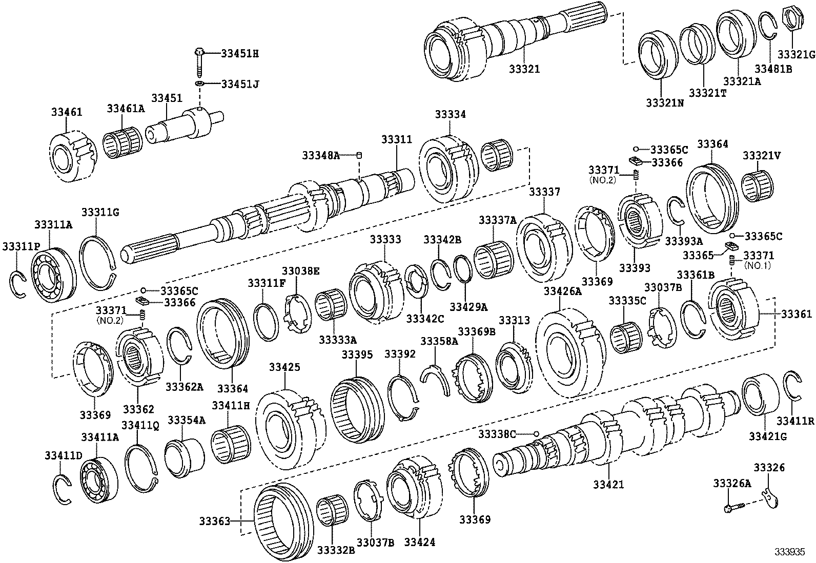  IS250C 350C |  TRANSMISSION GEAR MTM