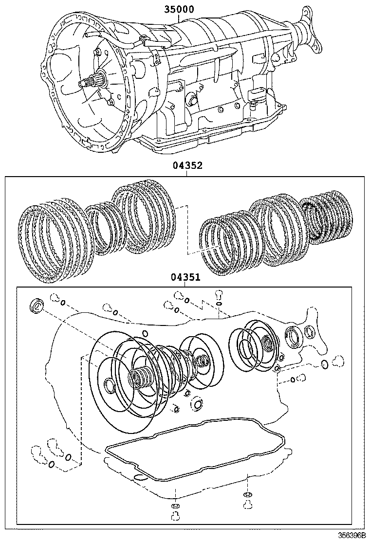  IS F |  TRANSAXLE OR TRANSMISSION ASSY GASKET KIT ATM