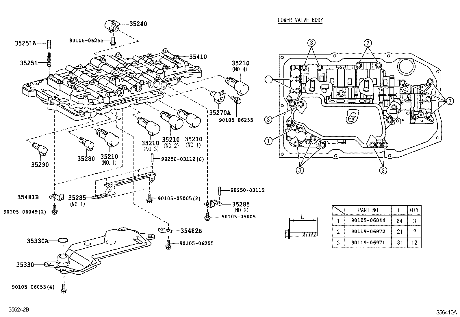  IS F |  VALVE BODY OIL STRAINER ATM