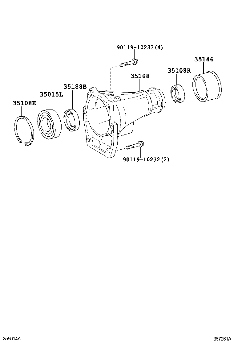  IS250C 350C |  EXTENSION HOUSING ATM