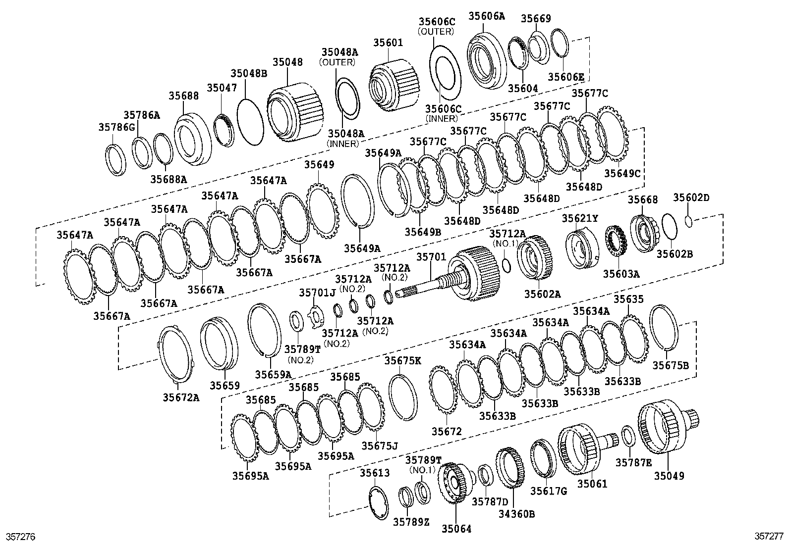  IS250C 350C |  BRAKE BAND MULTIPLE DISC CLUTCH ATM