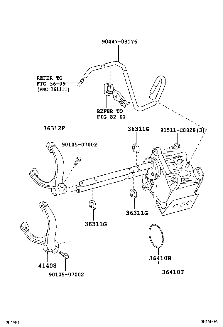  4RUNNER |  TRANSFER LEVER SHIFT ROD