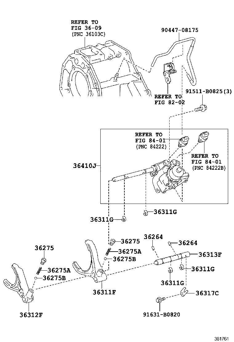  4RUNNER |  TRANSFER LEVER SHIFT ROD