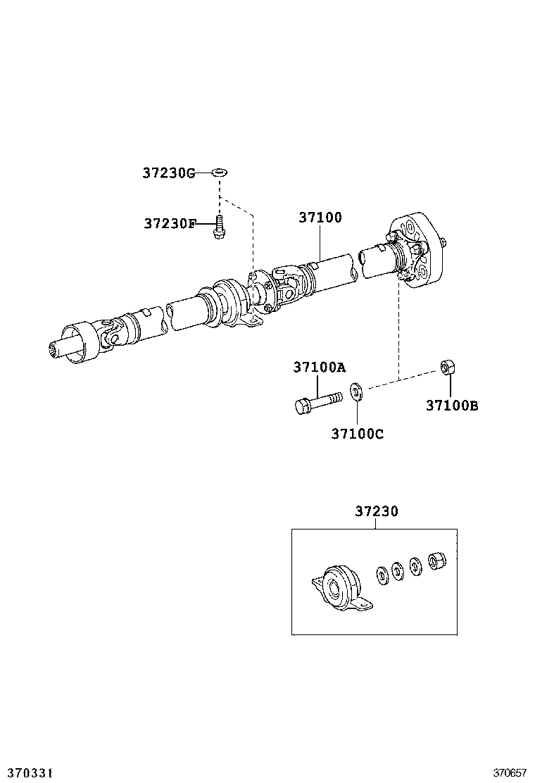  GS30 35 43 460 |  PROPELLER SHAFT UNIVERSAL JOINT