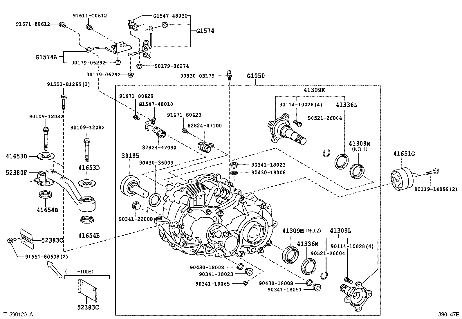  HIGHLANDER JPP |  TRANSAXLE ASSY HYBRID VEHICLE