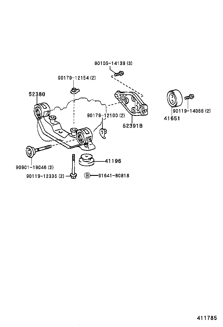  MATRIX |  REAR AXLE HOUSING DIFFERENTIAL