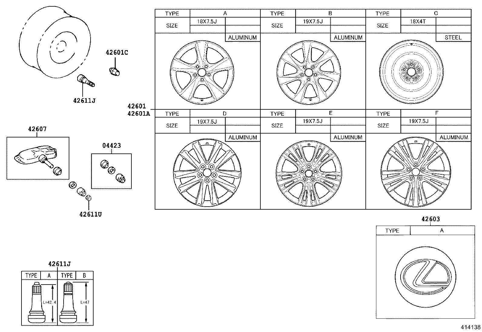  RX350 450H |  DISC WHEEL WHEEL CAP