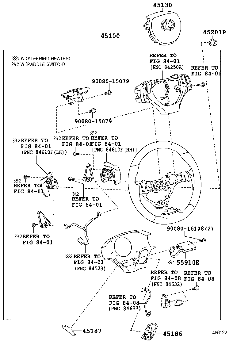  RX350 450H |  STEERING WHEEL