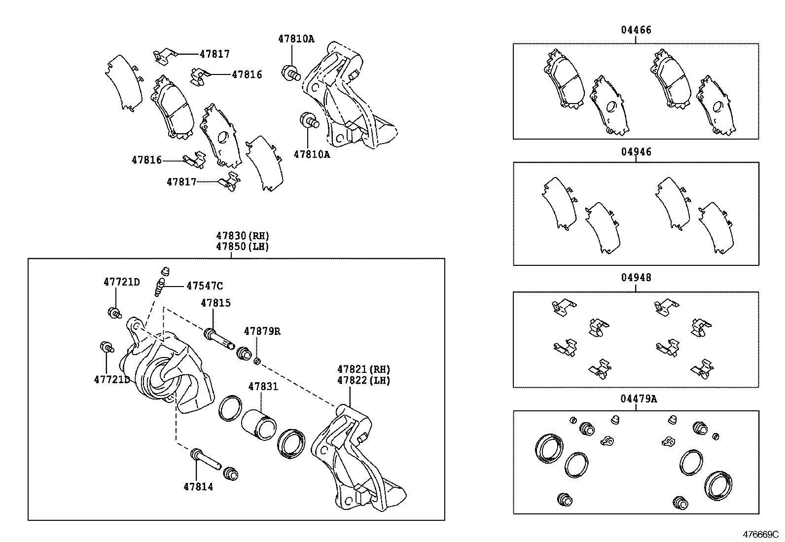  RX350 450H |  REAR DISC BRAKE CALIPER DUST COVER