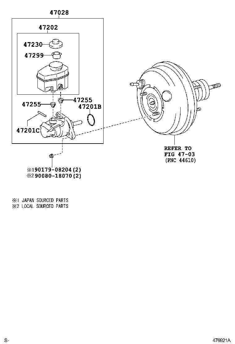  TACOMA |  BRAKE MASTER CYLINDER