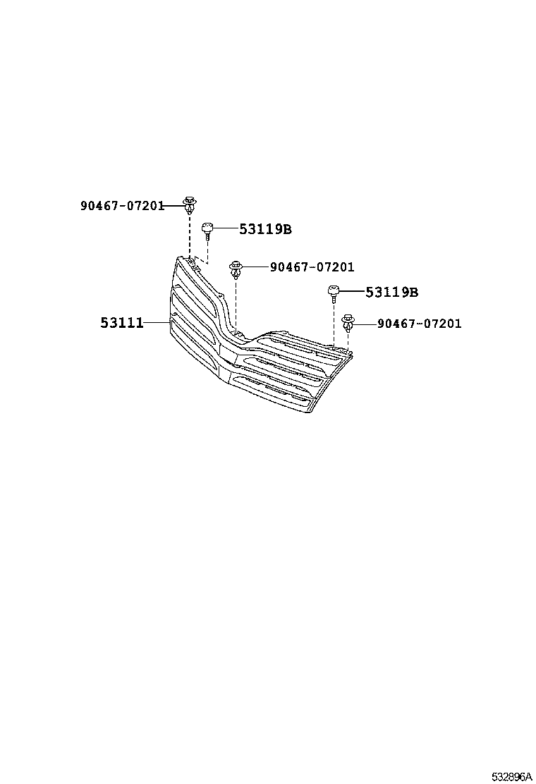  VENZA |  RADIATOR GRILLE