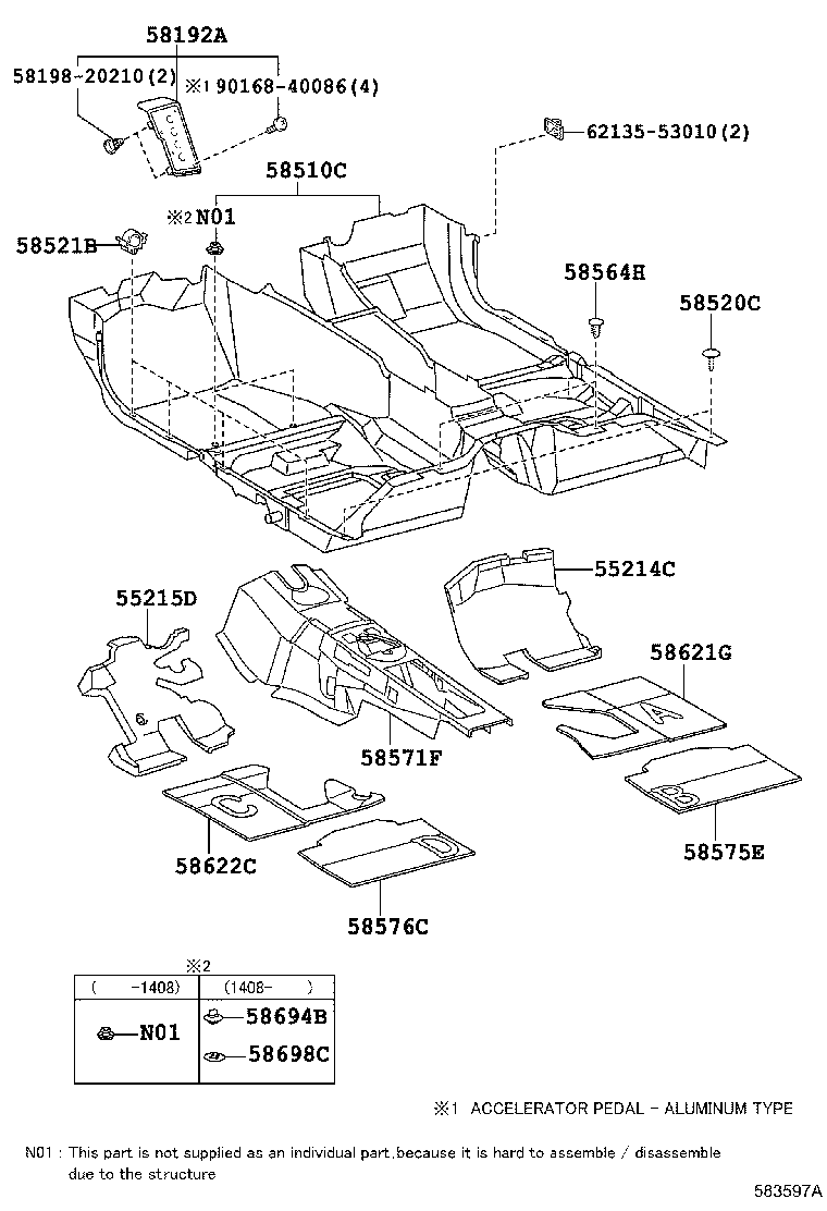  IS250C 350C |  MAT CARPET