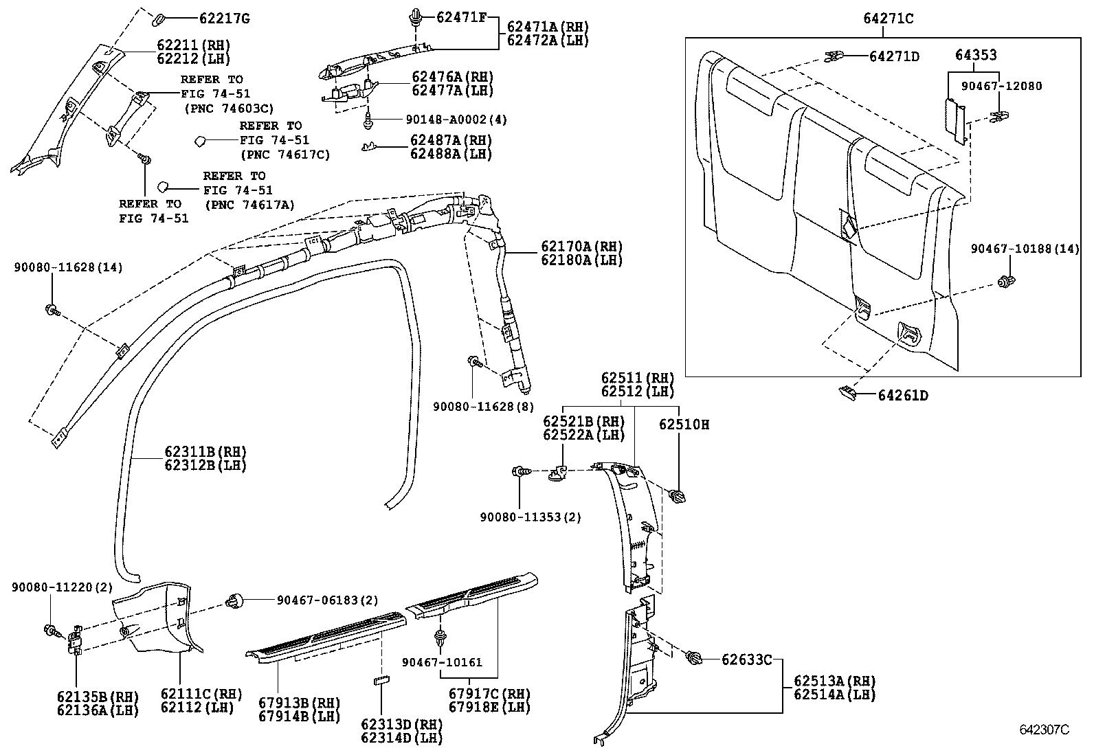  TACOMA |  INSIDE TRIM BOARD