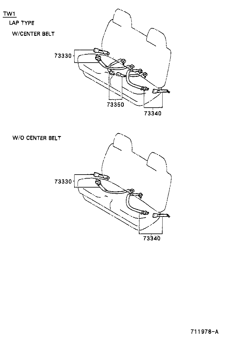  HILUX 2WD |  SEAT BELT