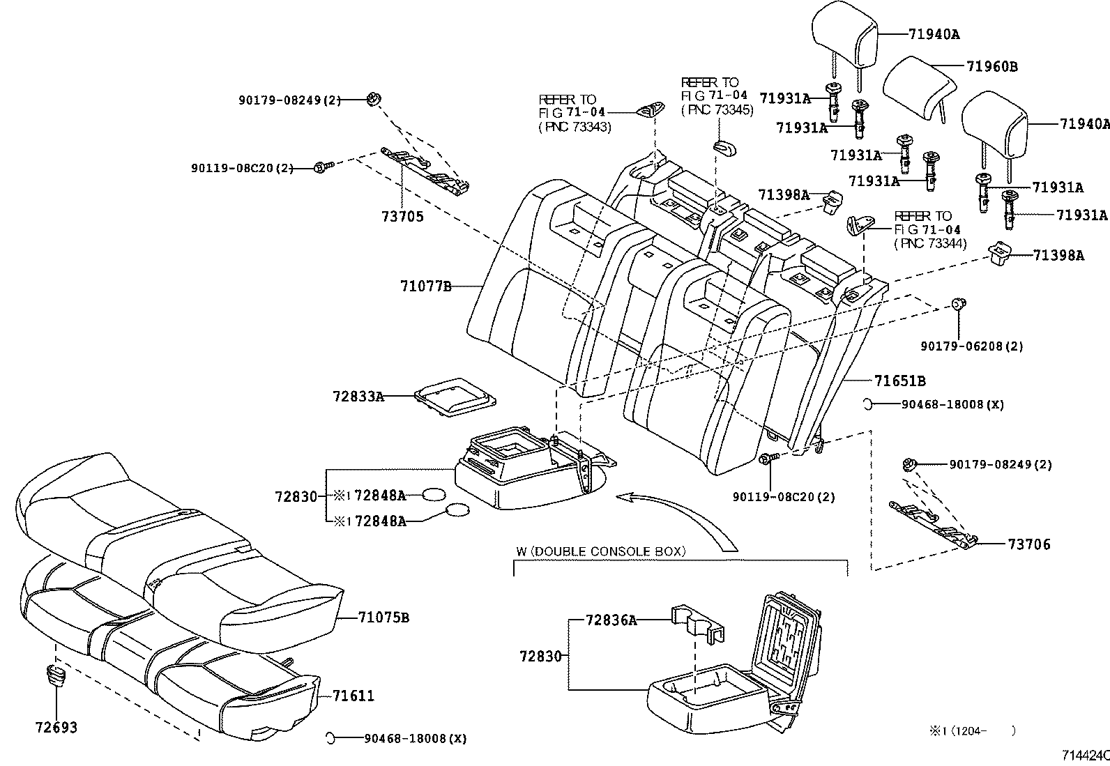  ES350 |  REAR SEAT SEAT TRACK