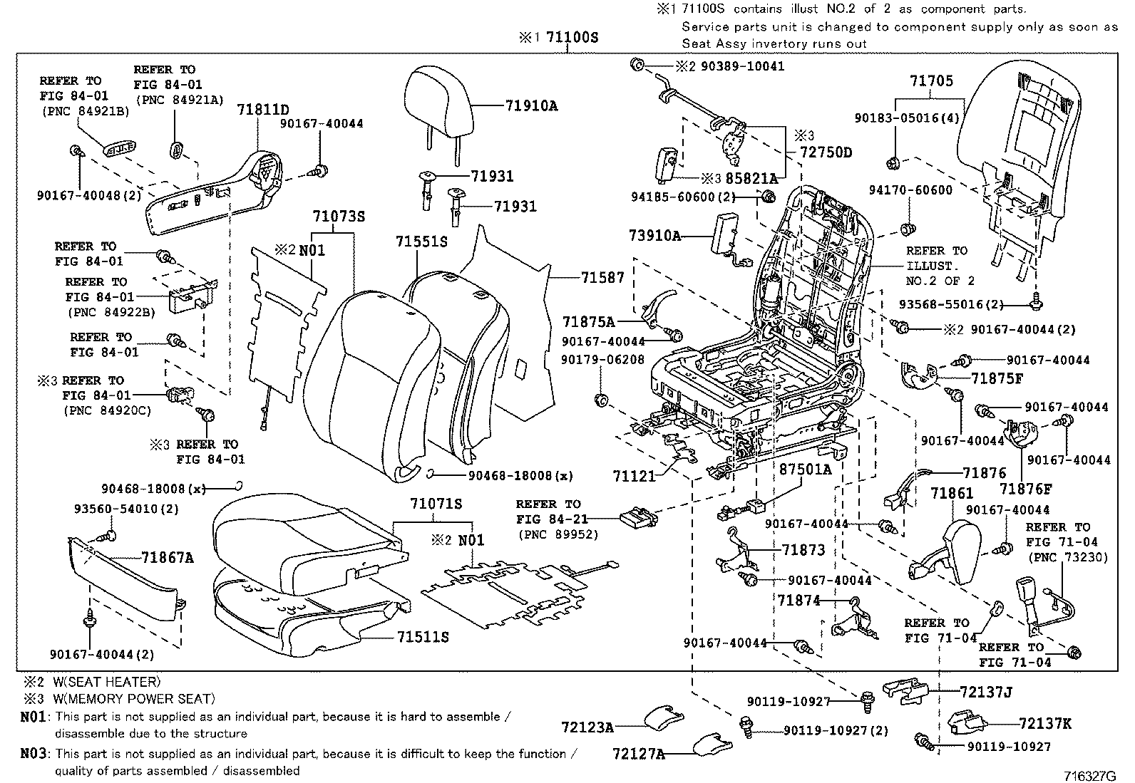  HS250H |  FRONT SEAT SEAT TRACK