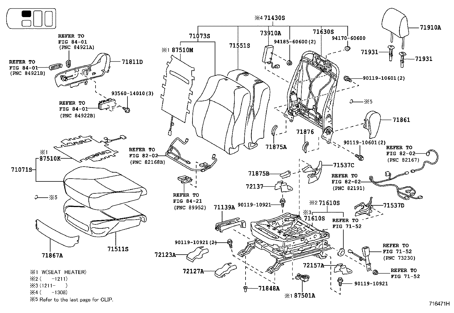  4RUNNER |  SEAT SEAT TRACK