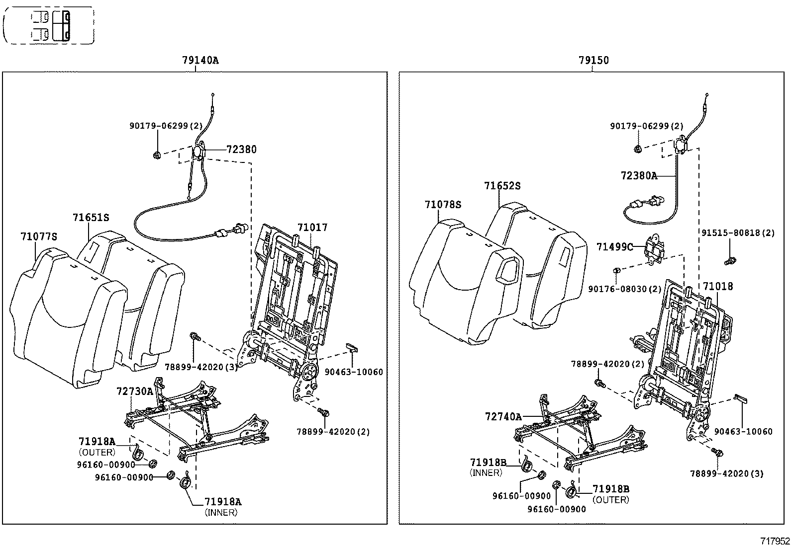  RAV4 EV |  SEAT SEAT TRACK