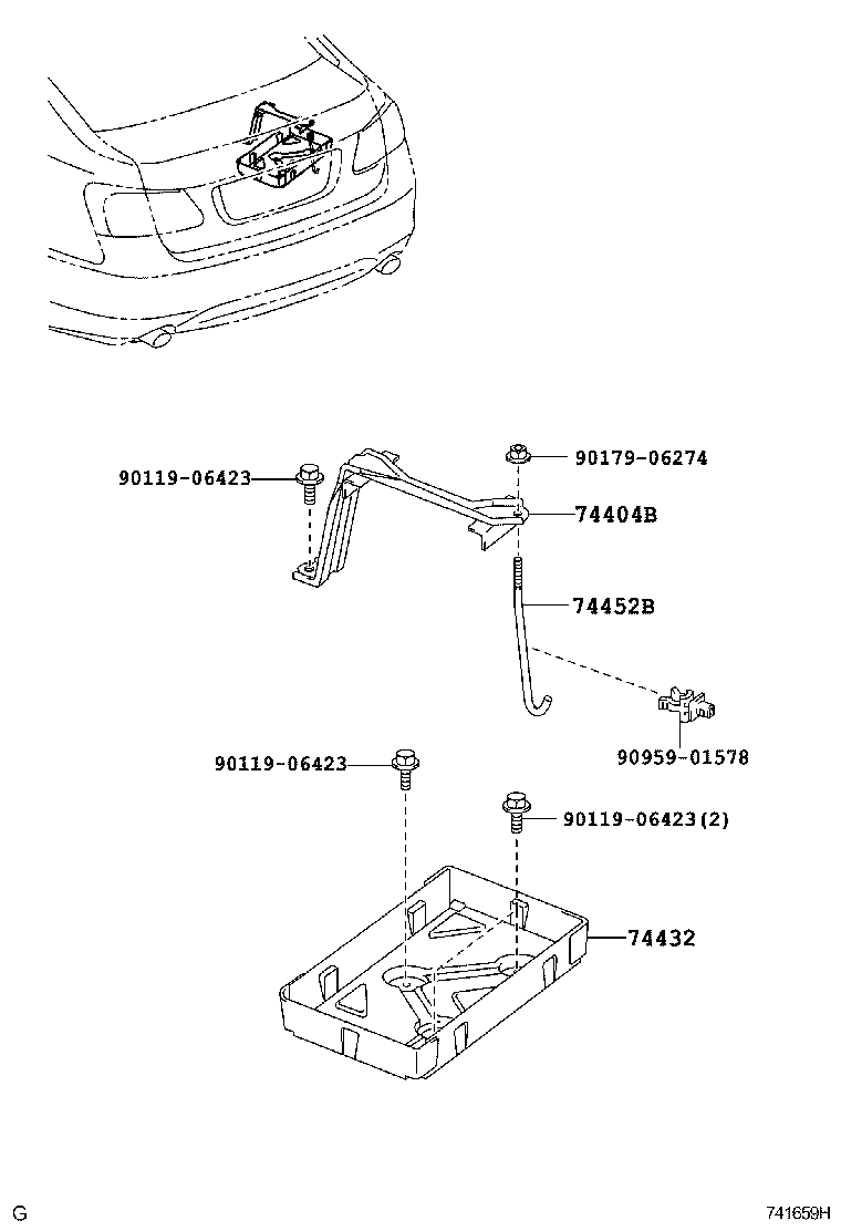  GS450H |  BATTERY CARRIER