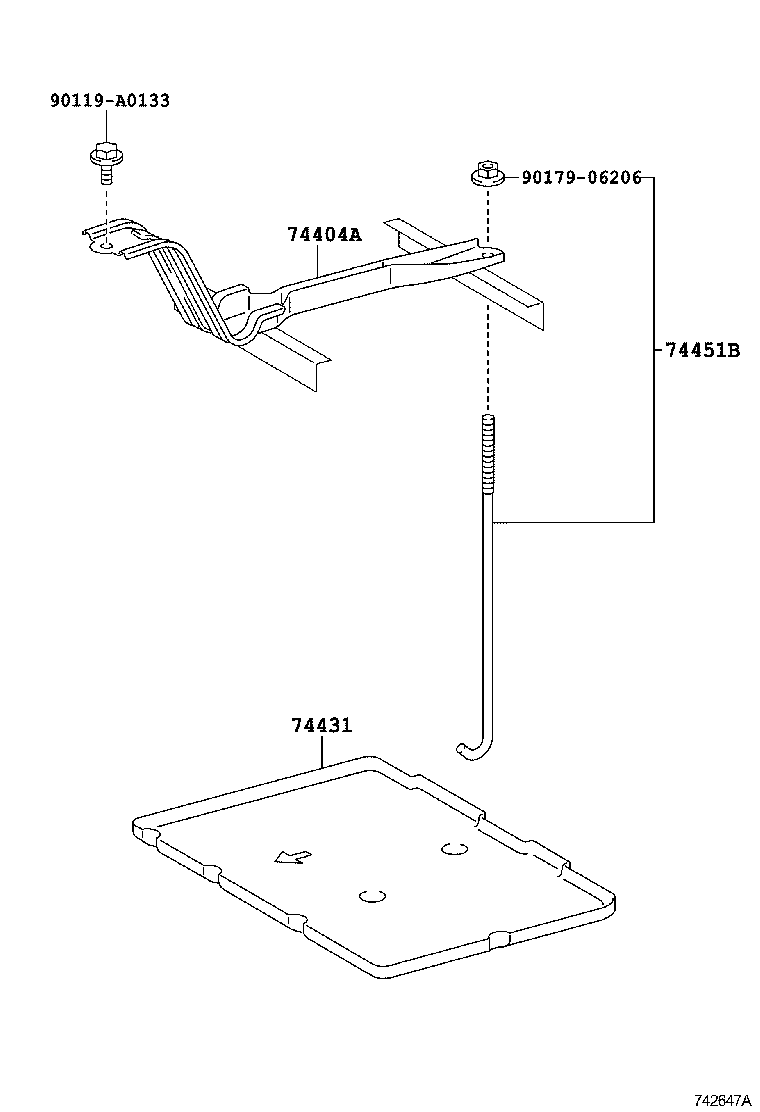  RX350 450H |  BATTERY CARRIER