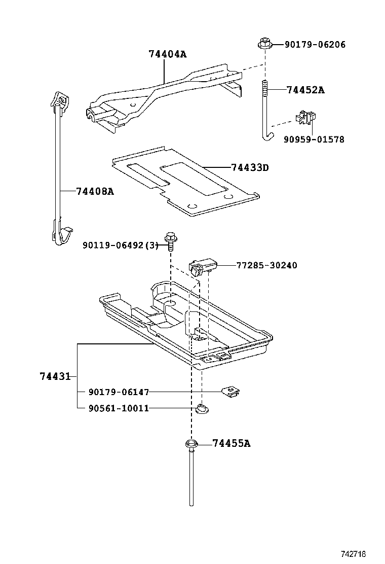  IS250C 350C |  BATTERY CARRIER