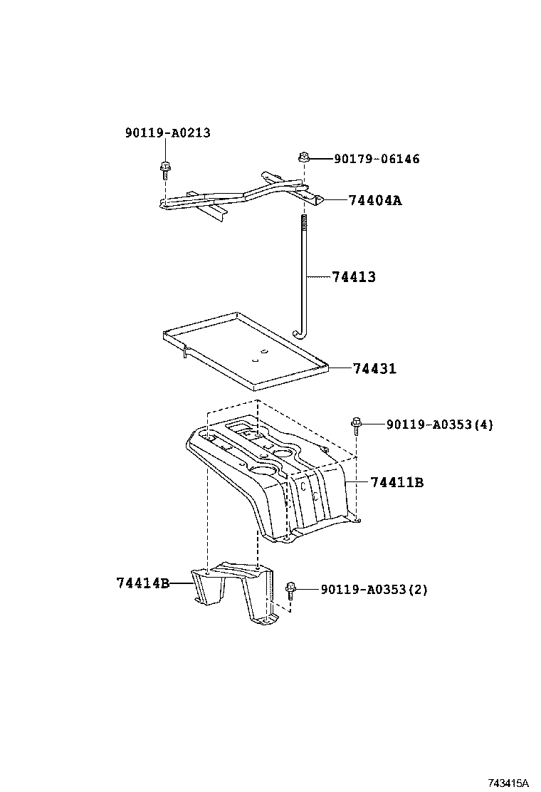  RAV4 EV |  BATTERY CARRIER