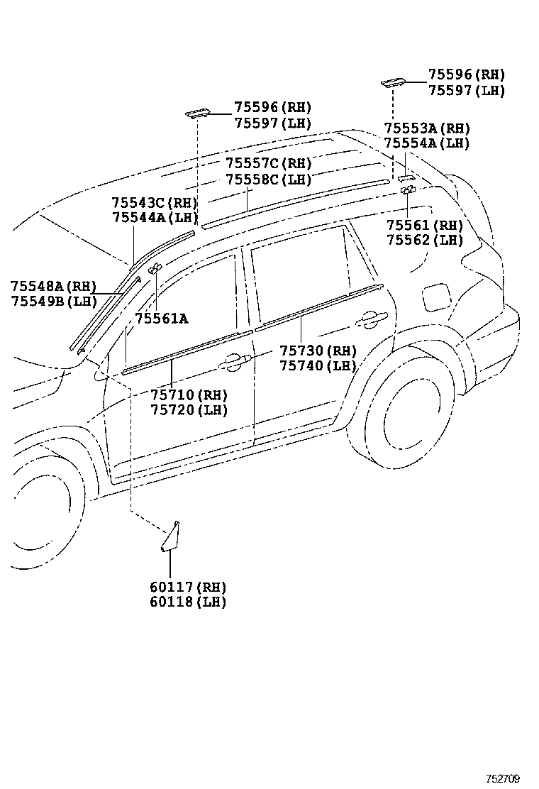  RAV4 EV |  MOULDING