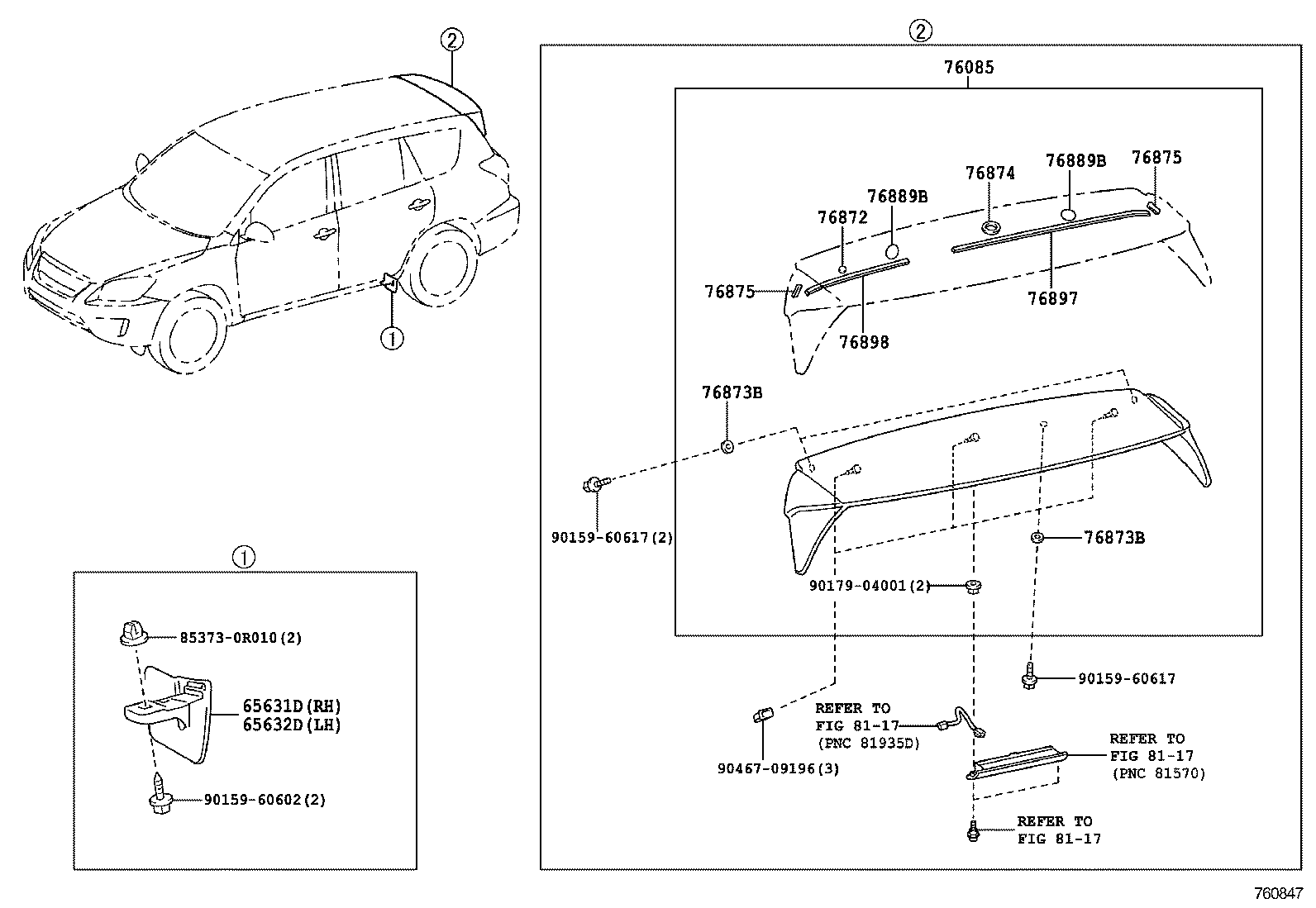  RAV4 EV |  SPOILER SIDE MUDGUARD