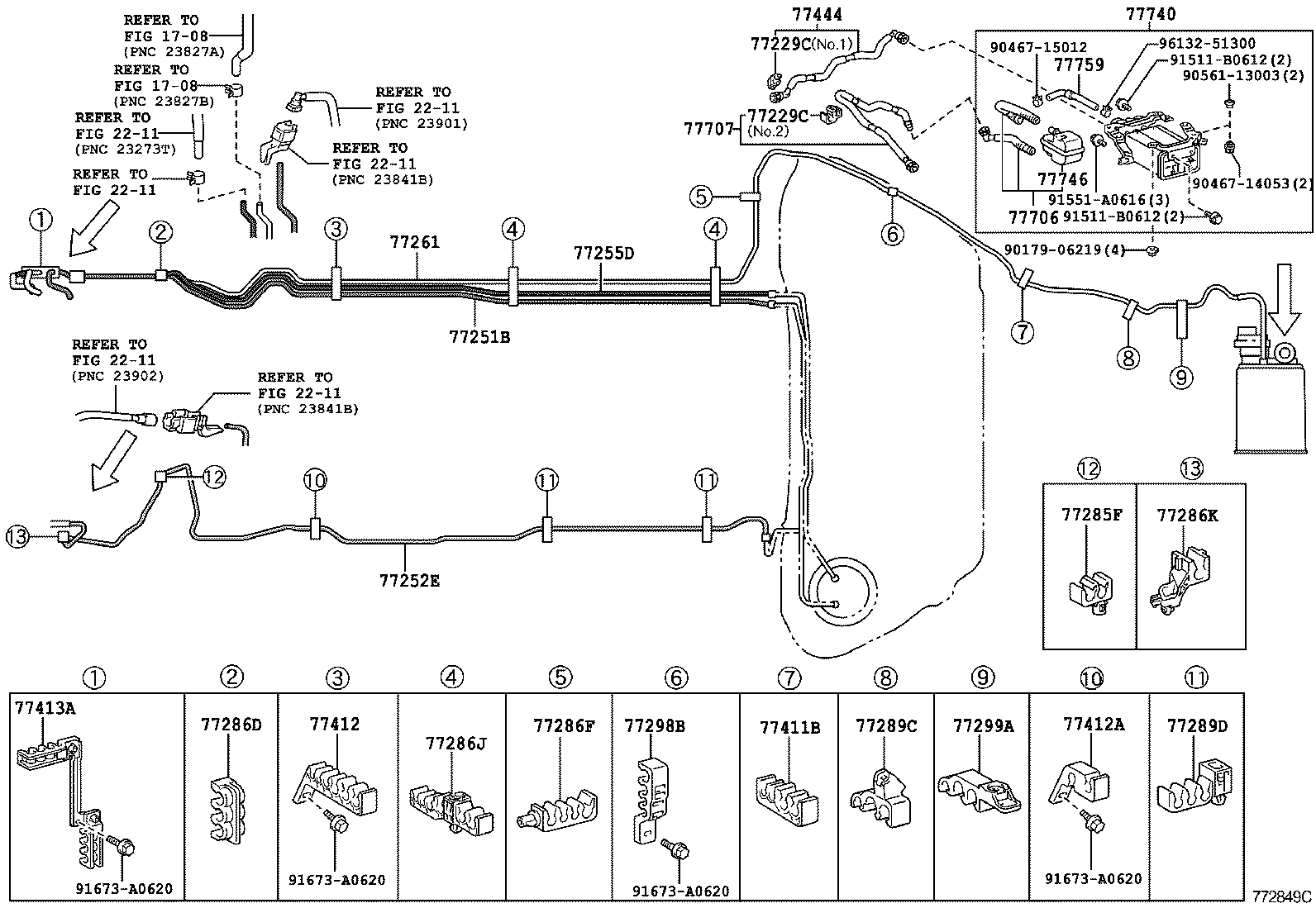  IS250 350 |  FUEL TANK TUBE