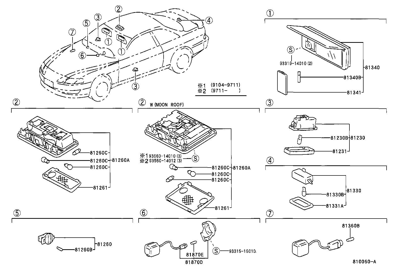  SC300 400 |  INTERIOR LAMP