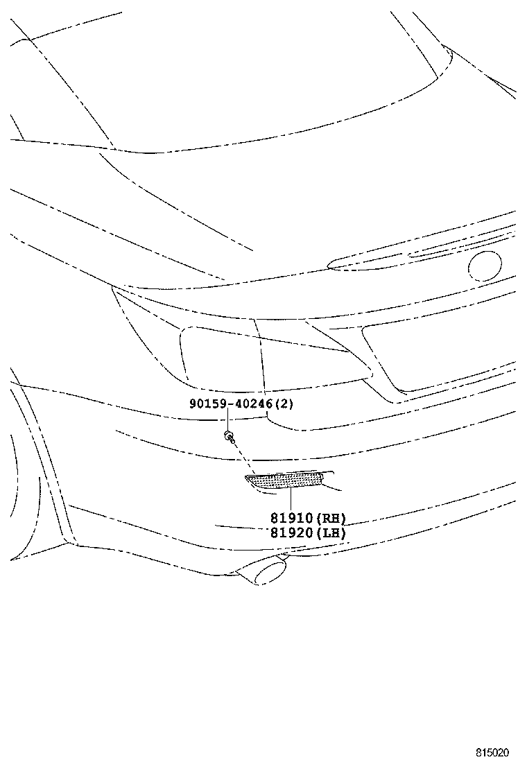  IS250C 350C |  REFLEX REFLECTOR