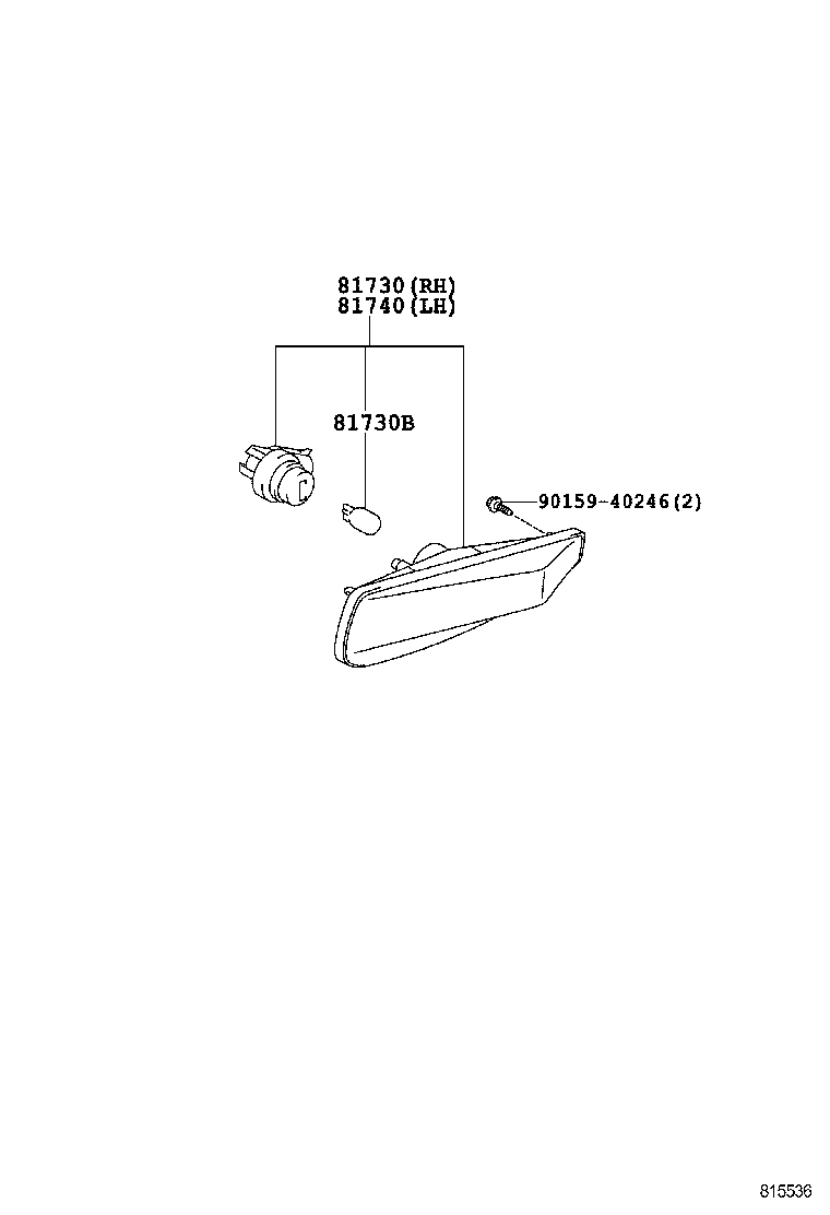  LFA |  SIDE TURN SIGNAL LAMP OUTER MIRROR LAMP