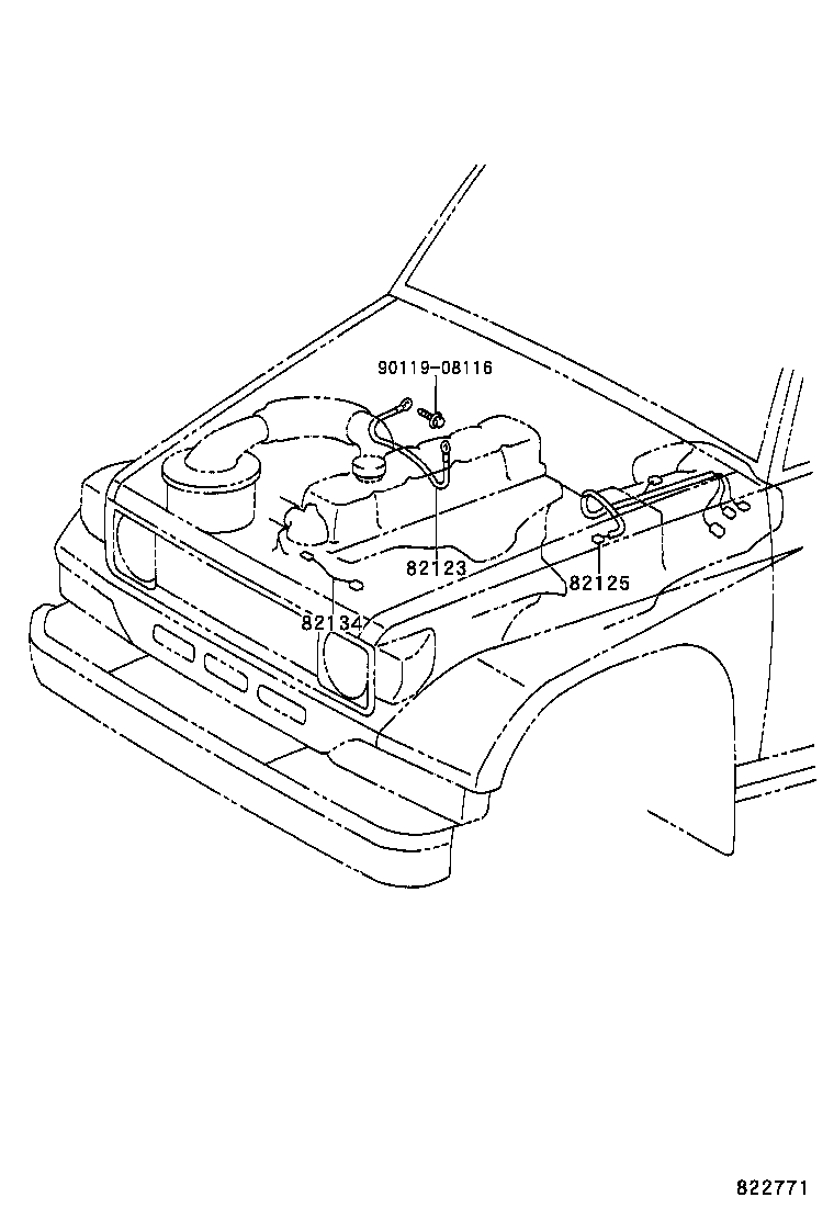  LAND CRUISER 70 |  WIRING CLAMP