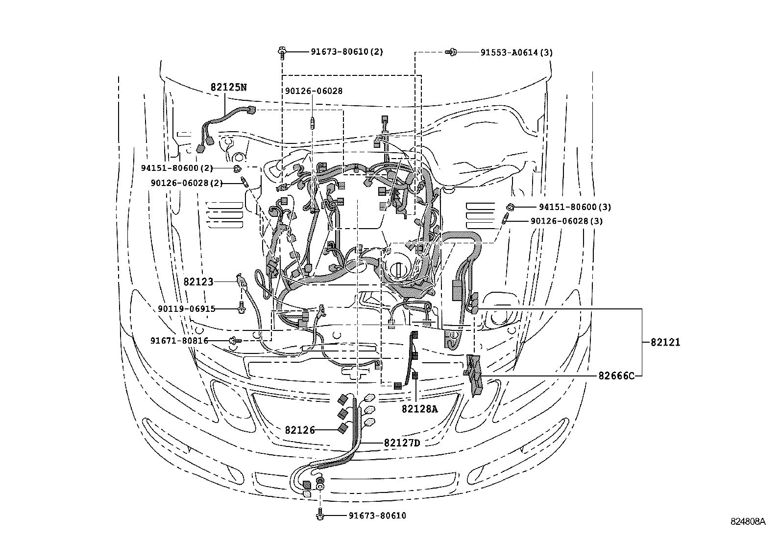  GS450H |  WIRING CLAMP