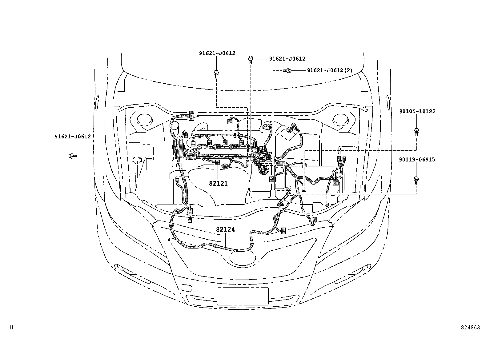  CAMRY HV JPP |  WIRING CLAMP