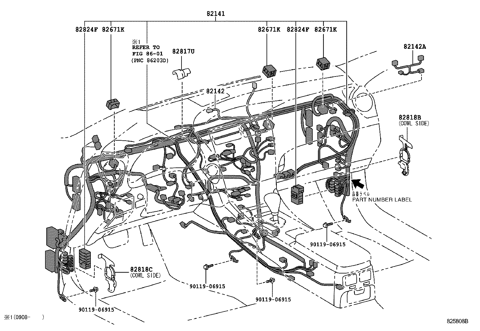  IS F |  WIRING CLAMP