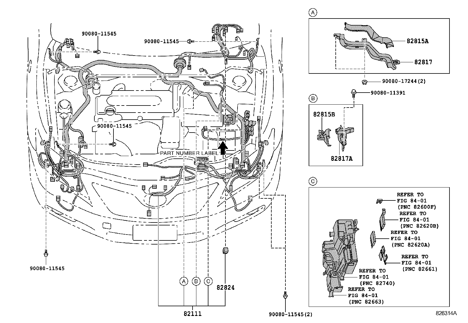  CAMRY NAP |  WIRING CLAMP