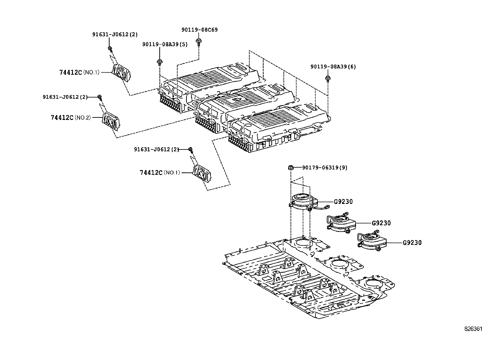  RX350 450H |  BATTERY BATTERY CABLE